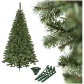Springos Weihnachtsbaum Tannenbaum Tanne 180 cm Künstlich Naturgetreu Christbaum inkl. Ständer