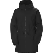 Helly Hansen Damen W Essence Mid Rain Coat Jacket, Schwarz, M EU