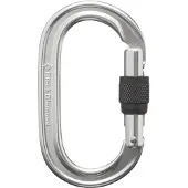 Black Diamond Oval Keylock Screwgate Karabinerhaken