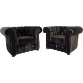 AEA Sessel Couch Sofa Fernsehsessel Lounge Polster Chef Büro Drehsessel Chester 13