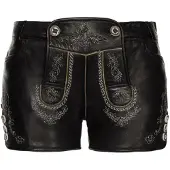 Stockerpoint Damen Lederhose Mona I Größe 32-42 I Bequeme Trachtenhose mit Stick