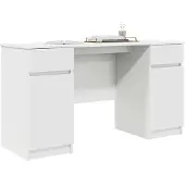 vidaXL Schreibtisch Weiß Holzwerkstoff 140 x 49 x 76 cm