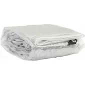vidaXL Transparente Plane mit Ösen 6x8 m PVC