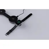Mobile Origin MO-PW34-BLK, Drinnen, USB, Kabelloses Aufladen, Schwarz