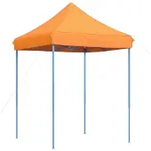 vidaXL Partyzelt 200 x 200 x 306 cm Orange Oxford-Stoff