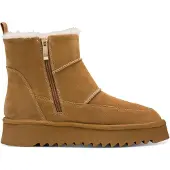 Tamaris Damen knöchelhohe Winter Stiefeletten Braun
