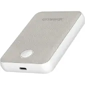 Otterbox Powerbank "Wireless PowerBank für MagSafe 5K MAH (7.5W)", beige (weiß), 3,7 V 5.000mAh, Akkumulatoren, Powerbank