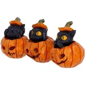 Nemesis Now Whisper Wood Three Wise Pumpkin Patch Figur