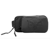 Chiemsee Gürteltasche "Herren, Damen TRACK "N" DAY", Damen, Gr. B/H/T: 17cm x 10cm x 3cm onesize, schwarz, Kunstfaser, unifarben, Taschen Gürteltasche
