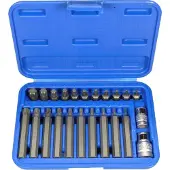 Condor Bitholz: 10 mm, Torx: T10 - T60, Set mit 23 Teilen