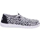 HEY DUDE HEYDUDE Wendy Damen Halbschuhe Leopard Black/Grey Größe 36