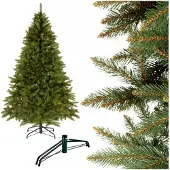 Springos Künstlicher Weihnachtsbaum Tannenbaum Kaukasus-Fichte 250 cm Detailgetreu Christbaum