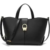Merkloos Damenhandtasche mit verstellbarem Schulterriemen
