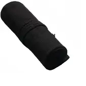OEM Oprolbare Canvas Etui, 12 Fächer, schwarz, für Stifte & Pinsel