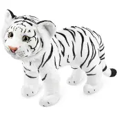 Merkloos Plüschtiger – Kuscheltier – 30 cm – Weiß