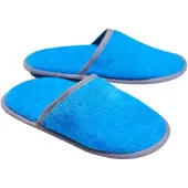 Merkloos Badschuhe aus Baumwolle – Uni, bequeme Hausschuhe