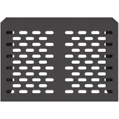 vidaXL Klimaanlagenabdeckung Schwarz 100 x 50 x 70 cm Verzinkter Stahl