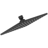 Dripio Regenduschkopf 200x200mm, Silk Black, Messing, Anti-Kalk