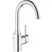Dripio Wastafelmengkraan L-Size, 32629002, Messing, Chrom, U-Auslauf