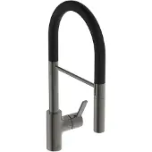 Dripio Einhebel-Küchenarmatur, hoher Auslauf, ausziehbare Brause, magnetisch grau