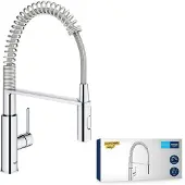Dripio Küchenarmatur mit Profi-Brause, XL, Chrom, 360° schwenkbar