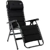 Dripio Relaxsessel Air-Deluxe, Alu, verstellbar, inkl. Kopfkissen, Schwarz