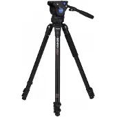 Benro Series 3 Alum Single Tube Video Tripod with BV4H head - A373FBV4H