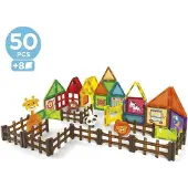 Educa Magnetisches Park-zoo-konstruktionsspiel 50 Stücke Mehrfarbig Kinder Mehrfarbig One Size
