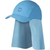 Buff Kinder Desert Cap solid azure