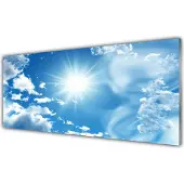 Drukarnia Piga Küchenrückwand aus Glas 125x50cm Spritzschutz Himmel Sonne Landschaft