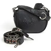 Pepe Jeans für Damen. PL031458 Cris Umhängetasche schwarz (OSFA), Lässig, Polyurethan
