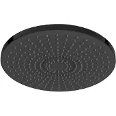 Aqualine Kopfbrause, Durch. 300mm, ABS/Schwarz matt