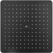 Aqualine Kopfbrause, 300x300mm, ABS/Schwarz matt