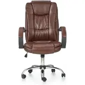 Halmar Bürostuhl mit Relaxfunktion, höhenverstellbar, TILT-Mechanismus, Armlehnen, Rollen, 64x110x75 cm