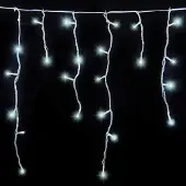 Gartenpirat LED-Eisregen-Lichterkette 6 m kaltweiß IP44 : 6 m : Kaltweiß