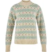 Fjällräven Women's Övik Jacquard Knit Wollpullover für Damen