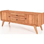 Byoak Kommode RETRO aus Massivholz, Kernbuche Naturgeölt