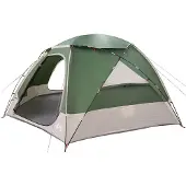 vidaXL Kuppelzelt mit abnehmbarem Regenfly 8 Personen Grün
