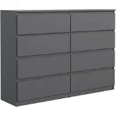 RAUMHIRSCH FURNITURE Moderne Kommode 100 cm mit 8 Schubladen und viel Stauraum