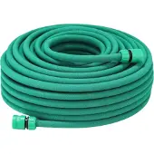 Bolt Tropfschlauch 50m – Gartenschlauch zur wassersparenden Bewässerung – Flexibler Gummi-PE Bewässerungsschlauch – Grün