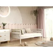 RAUMHIRSCH FURNITURE Kinderbett Tosia ohne Matratze Weiß 80/200 | Jugendbett