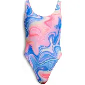 Superdry Print Scoop Back Badeanzug