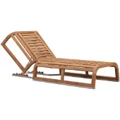 Lestix International Gartenliege Alpes Teak Massivholz von Teako Design