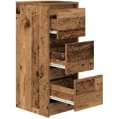 vidaXL Sideboard Altholz-Optik 29,5x34x76 cm Holzwerkstoff