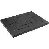 Equip EZVS-19-1-35-B - Rack - Regal - 350 mm tief - Schrankmontage - Schwarz - 1U - 48.3 cm (19")