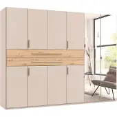 Wimex "Digit Kleiderschrank wahlweise mit oder ohne Spiegel" Schlafzimmer Schrank Bestseller im modernem Design, erhältlich in den Breiten 225cm oder 270cm (mit 8 oder 10 Türen)