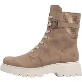 Rieker HWK Damen Stiefel Nubukleder Oat/latte