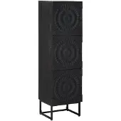 vidaXL Highboard Schwarz 35 x 30 x 120 cm