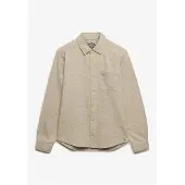 Superdry Twill Tweed Jersey Langarmhemd