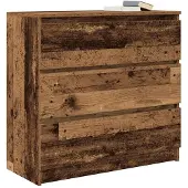 vidaXL Sideboard Altholz-Optik 80x35x76 cm Holzwerkstoff